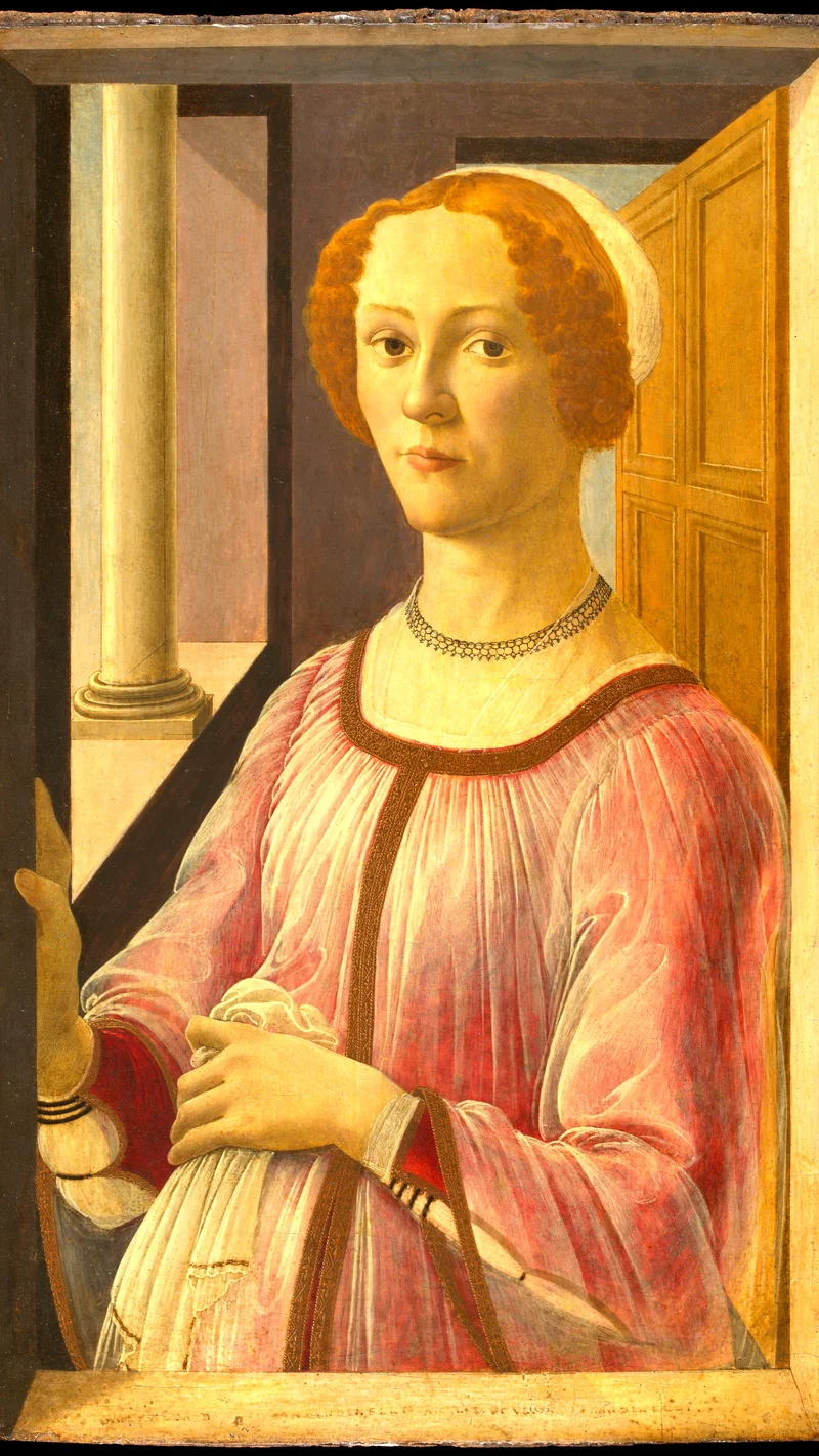 Sandro Botticelli — Portrait of a Lady known as Esmeralda Brandini