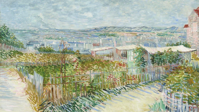 Montmartre: behind the Moulin de la Galette
