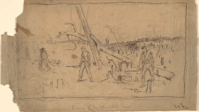 Advance of the Skirmish Line