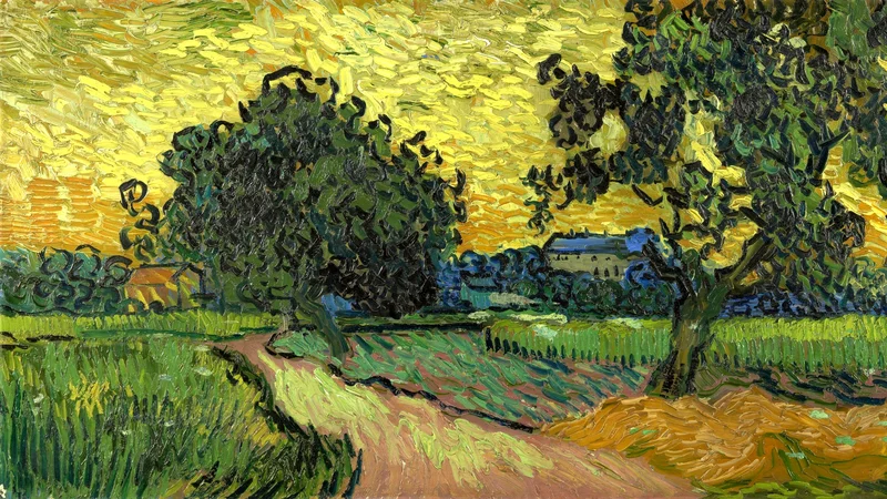 Vincent van Gogh — Landscape at Twilight