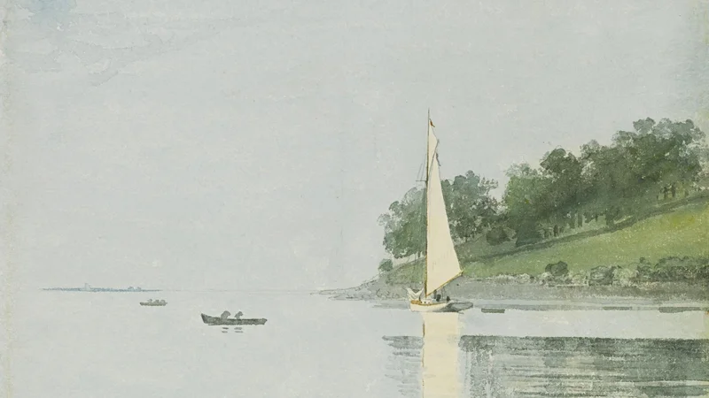 Yacht in a Cove, Gloucester
