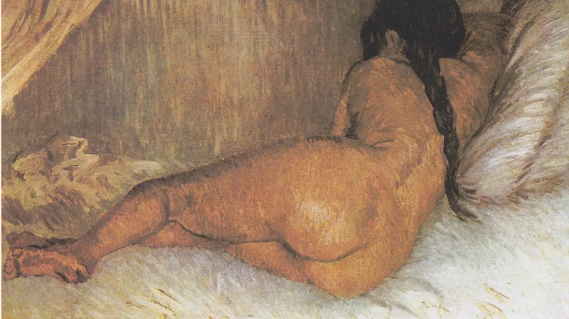 Vincent van Gogh — Nude Woman Reclining, Seen from the Back