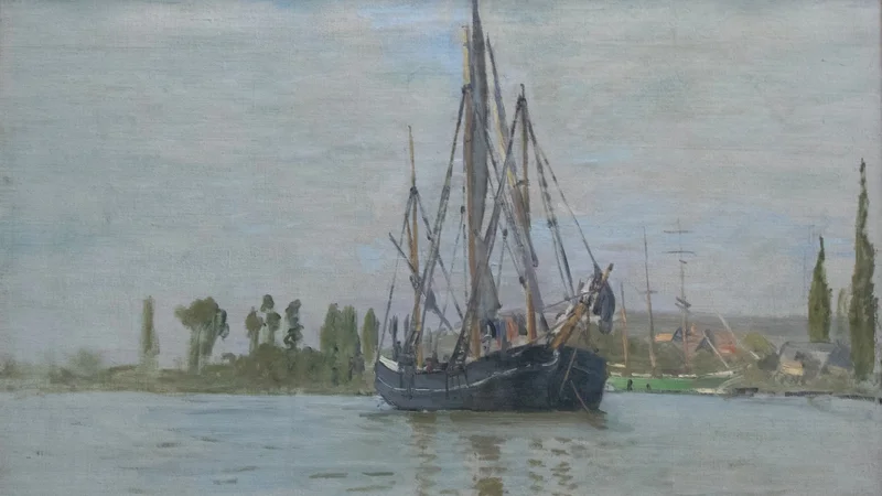 Claude Monet — Anchored Chasse-marée