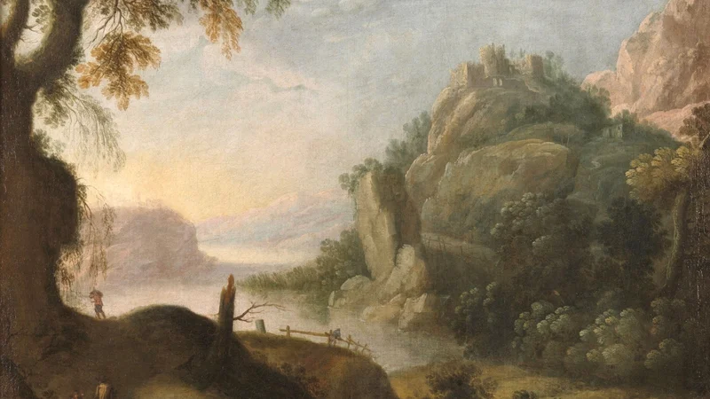 Bartolomé Esteban Murillo — Landscape with a Castle