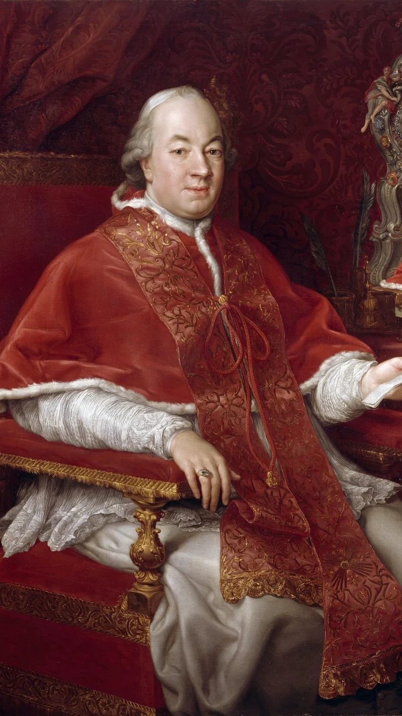 Pompeo Batoni — Portrait of Pope Pius VI (Giovanni Angelo Braschi)