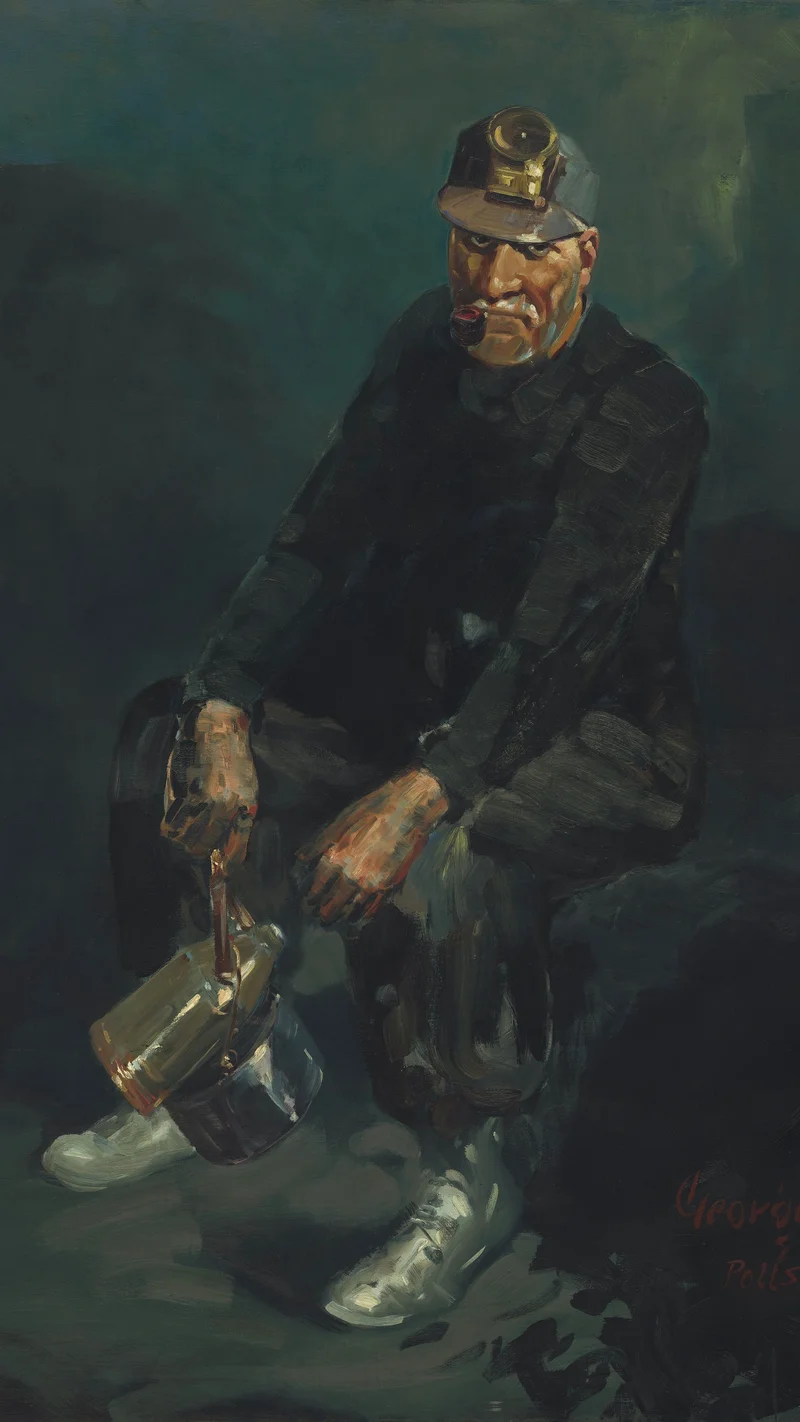 George Luks — The Miner