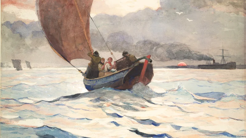 Regreso de los barcos de pesca