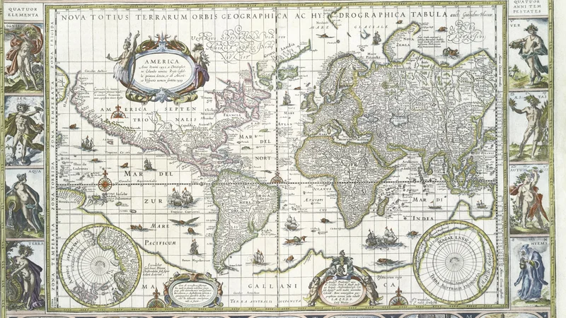 Willem Blaeu — Nova totius terrarum orbis geographica ac hydrographica tabula