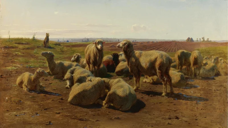 Rosa Bonheur — Watching His Flock