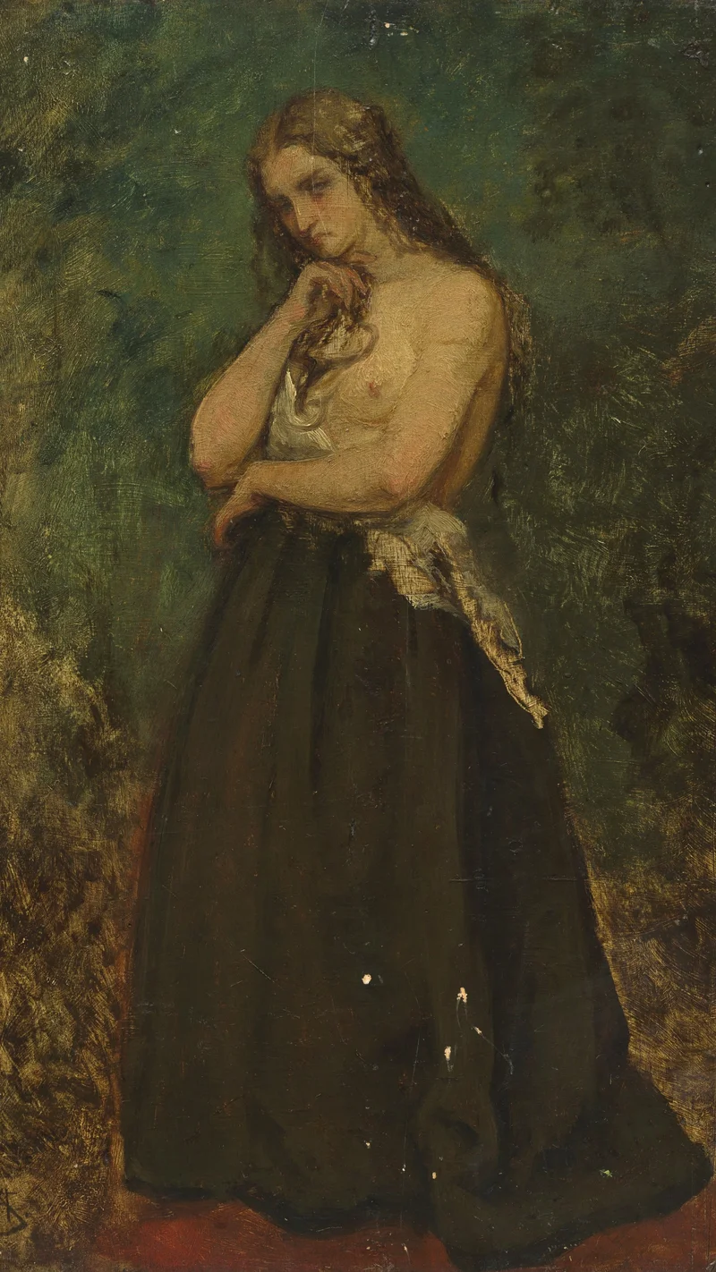 Alfred Stevens — Study of a Model