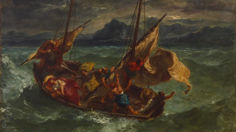 Eugène Delacroix — Christ on the Sea of Galilee