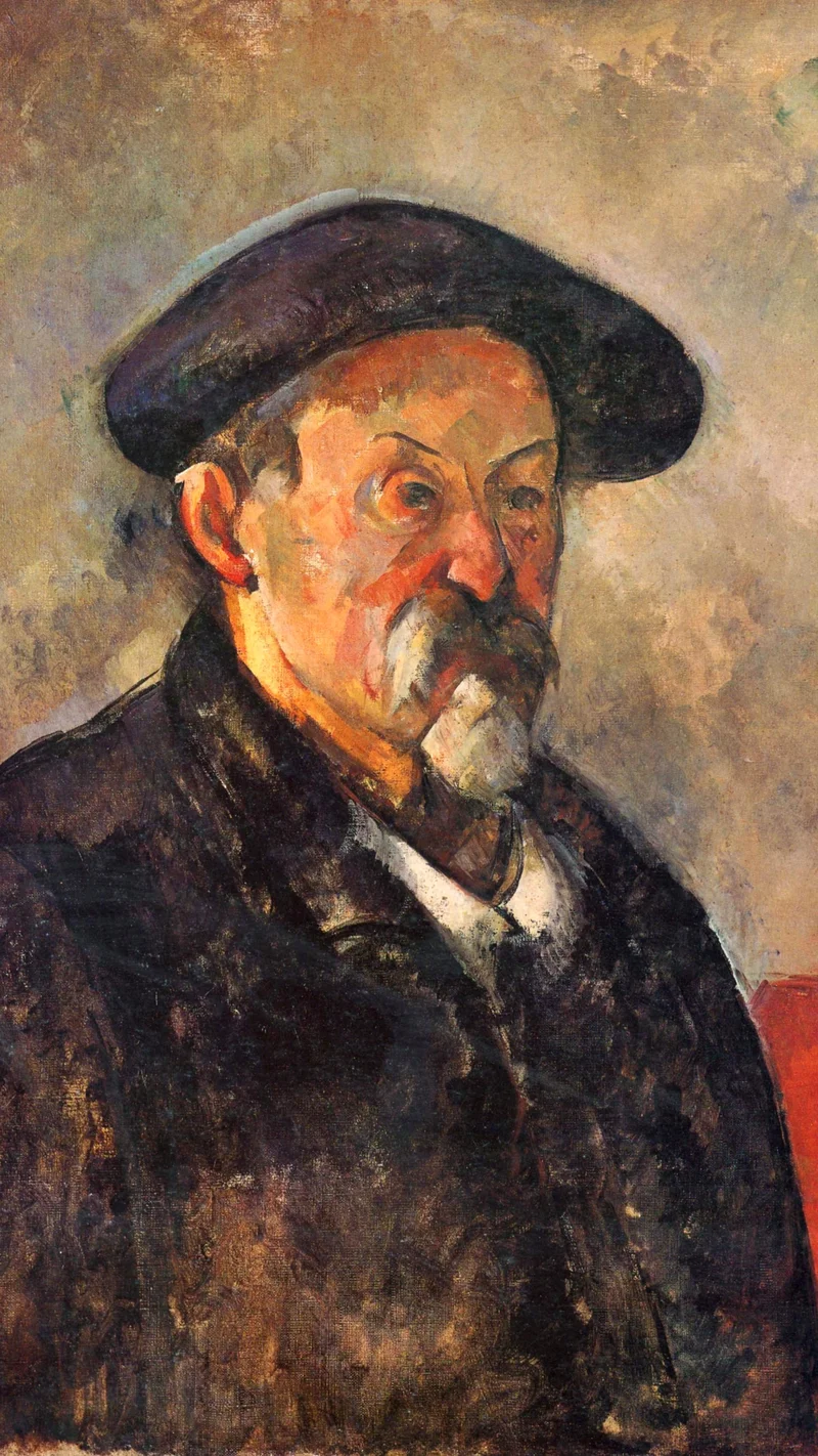 Paul Cezanne — Autoportrait au béret (Self-Portrait with a Beret)
