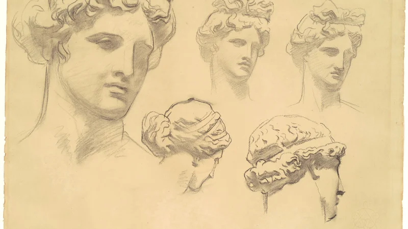 John Singer Sargent — Studies for "Apollo and the Muses"