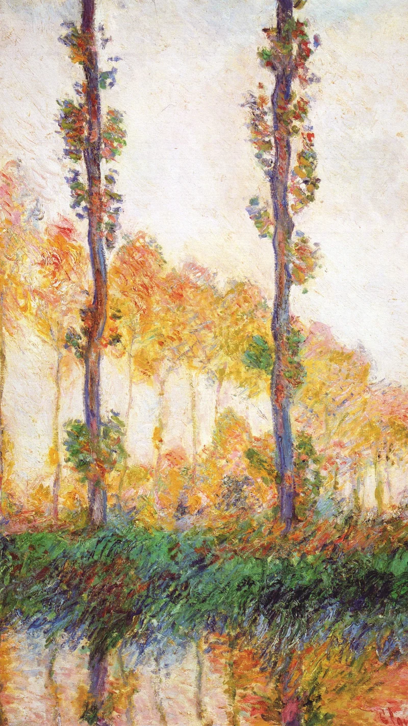 Claude Monet — Poplars (Autumn)