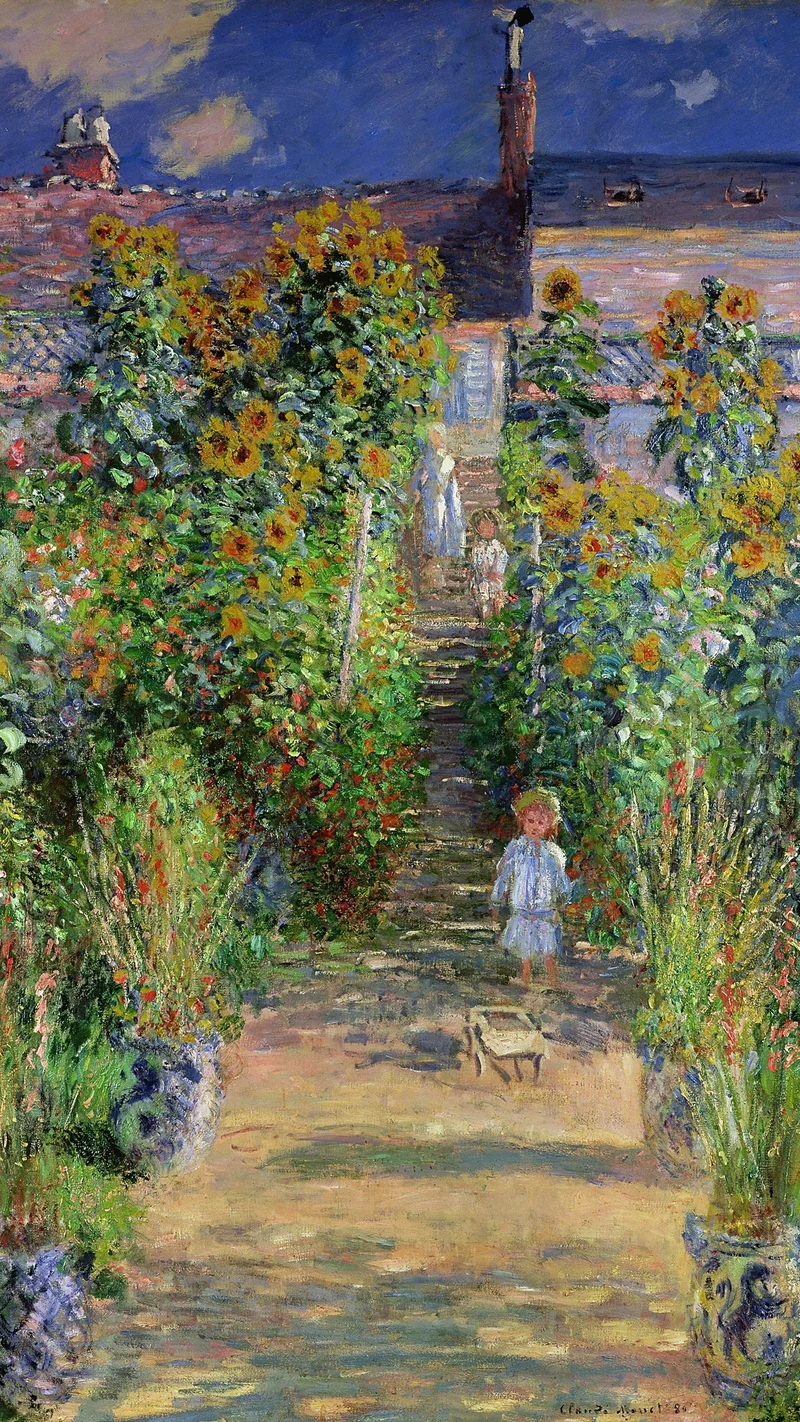 Claude Monet — The Artist's Garden at Vétheuil