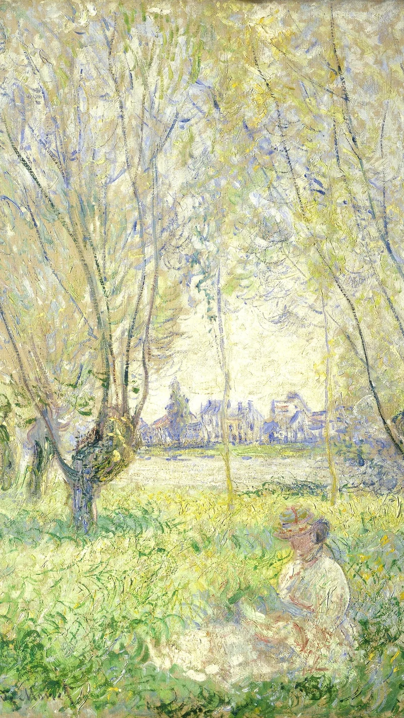 Claude Monet — Woman Seated under the Willows