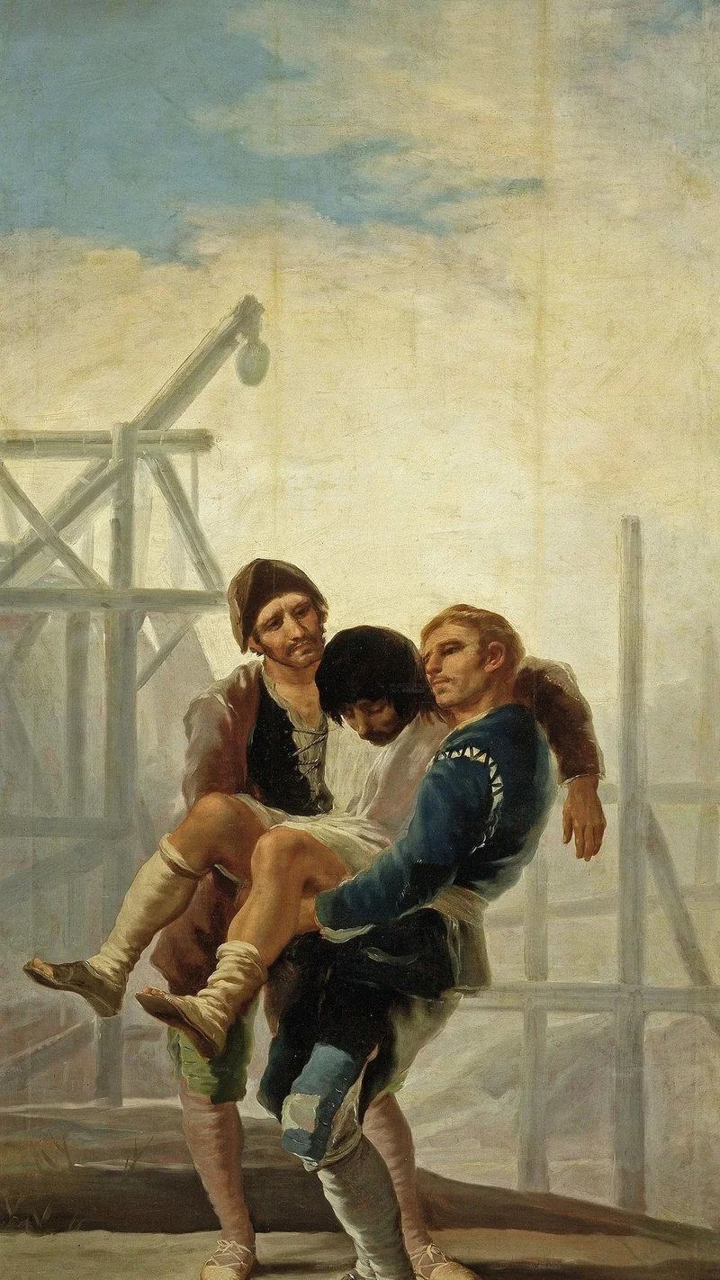 Francisco Goya — The Wounded Mason