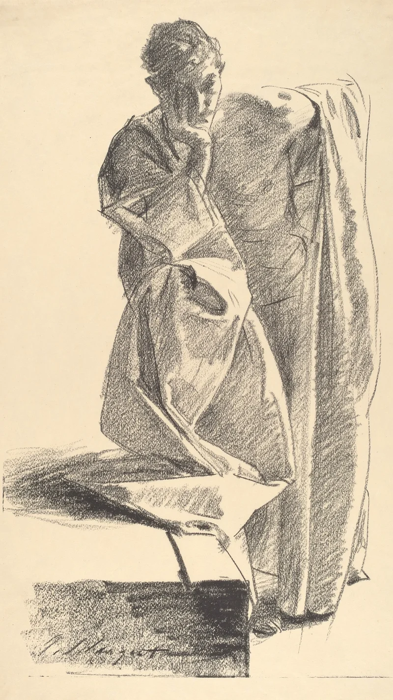 John Singer Sargent — Study of a Young Man