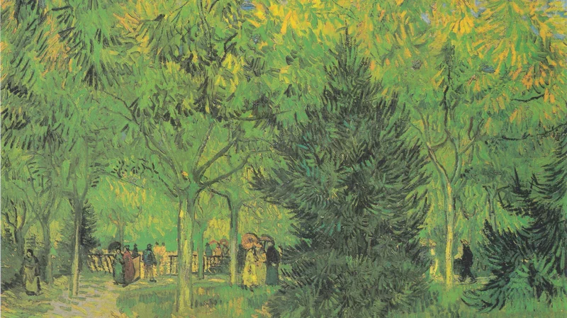 Vincent van Gogh — A Lane in the Public Garden at Arles