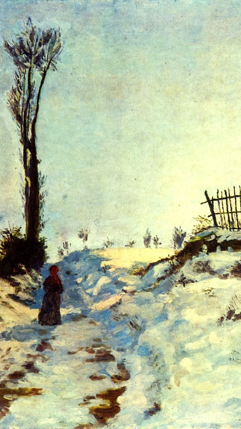 Armand Guillaumin — Hollow in the snow