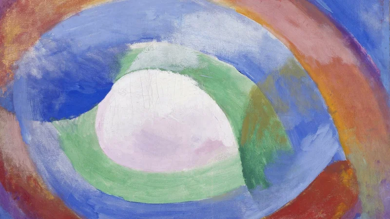 Robert Delaunay — Circular Forms, Moon no. 1