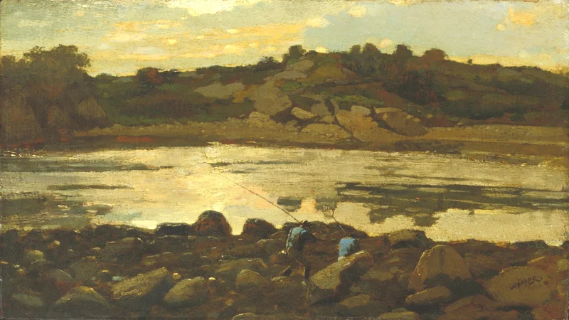 Winslow Homer — Lobster Cove, Manchester, Massachusetts