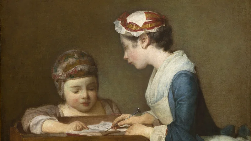 Jean-Baptiste-Siméon Chardin — The Little Schoolmistress