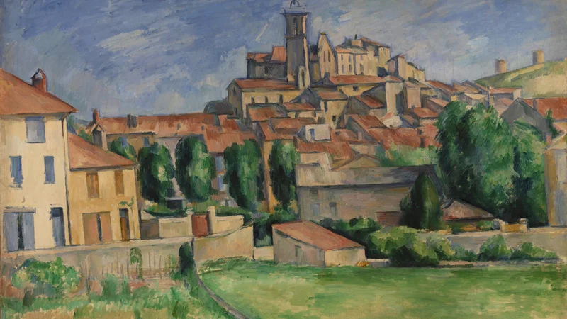 Paul Cezanne — Gardanne (Vista horizontal)