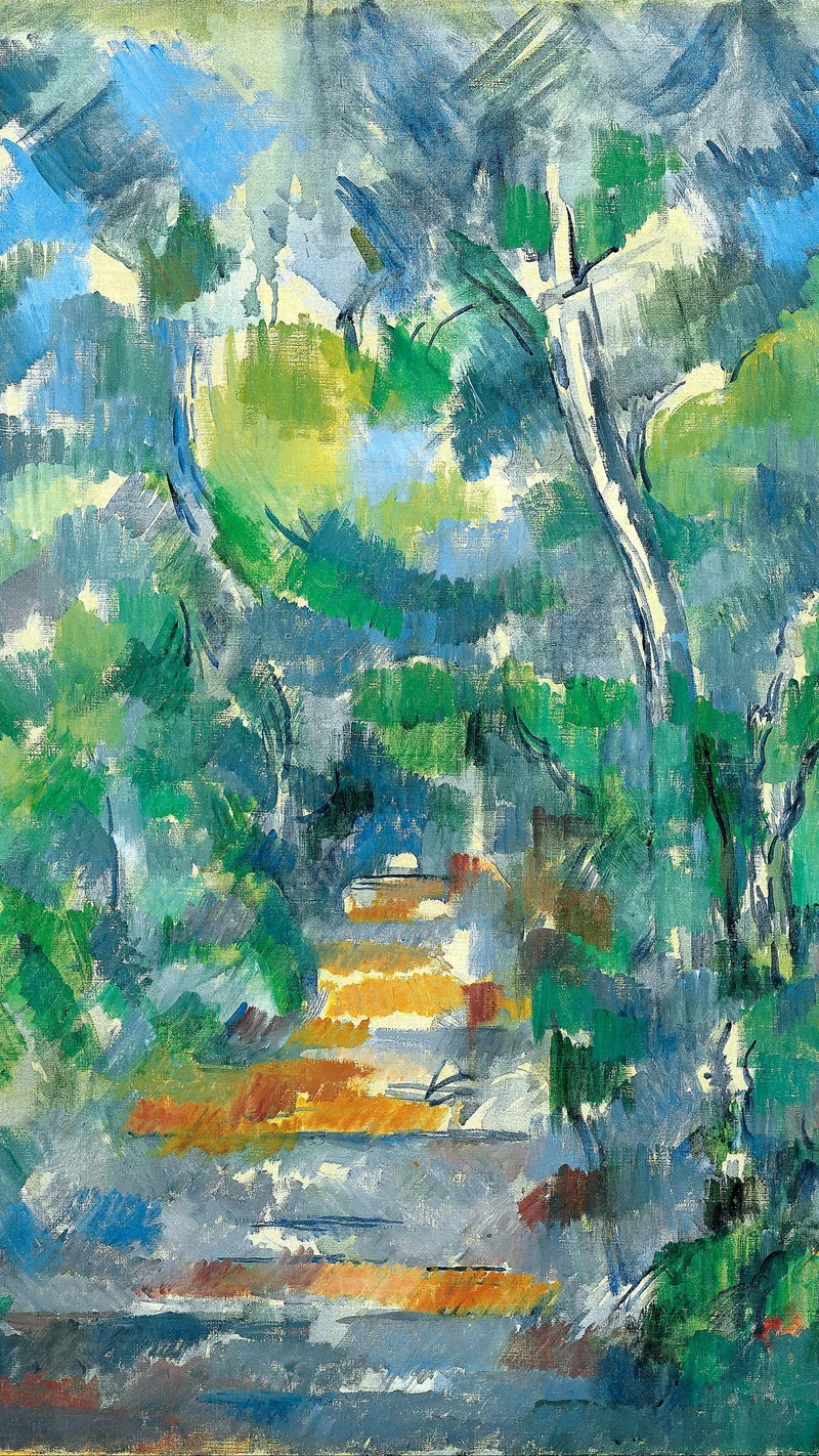 Paul Cezanne — Forest Scene (Path from Mas Jolie to Château noir)