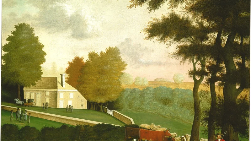 Edward Hicks — The Grave of William Penn