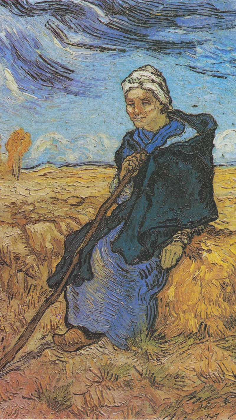 Vincent van Gogh — Shepherdess, The (after Millet)