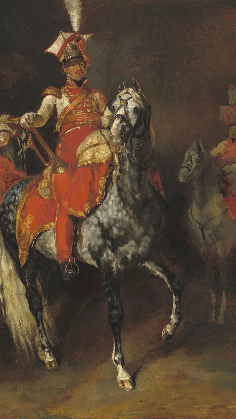Théodore Géricault — Mounted Trumpeter of Napoleon's Imperial Guard