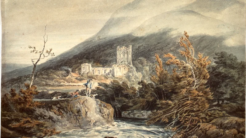 Joseph Mallord William Turner — Llanthony Abbey, Monmouthshire
