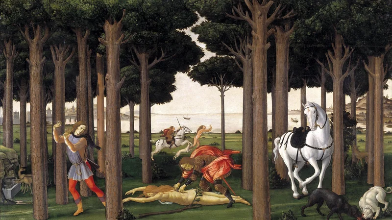 Sandro Botticelli — The Story of Nastagio Degli Onesti, part two