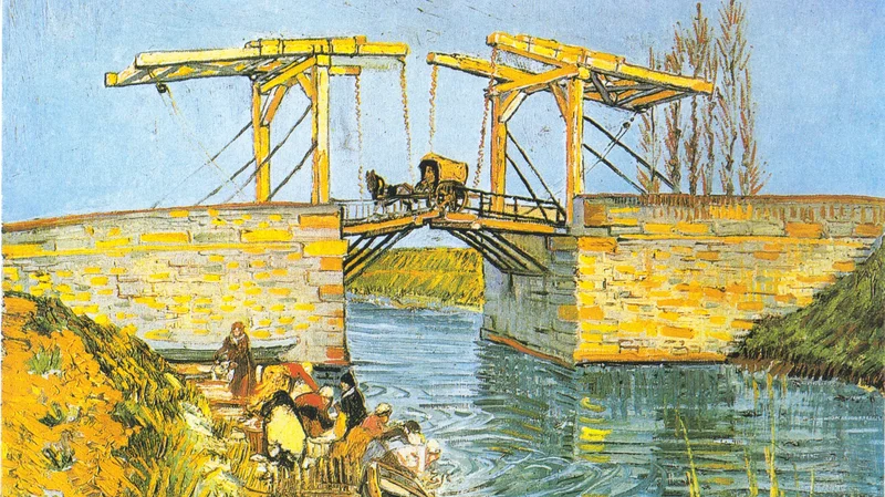 Vincent van Gogh — The Langlois Bridge at Arles with Women Washing
