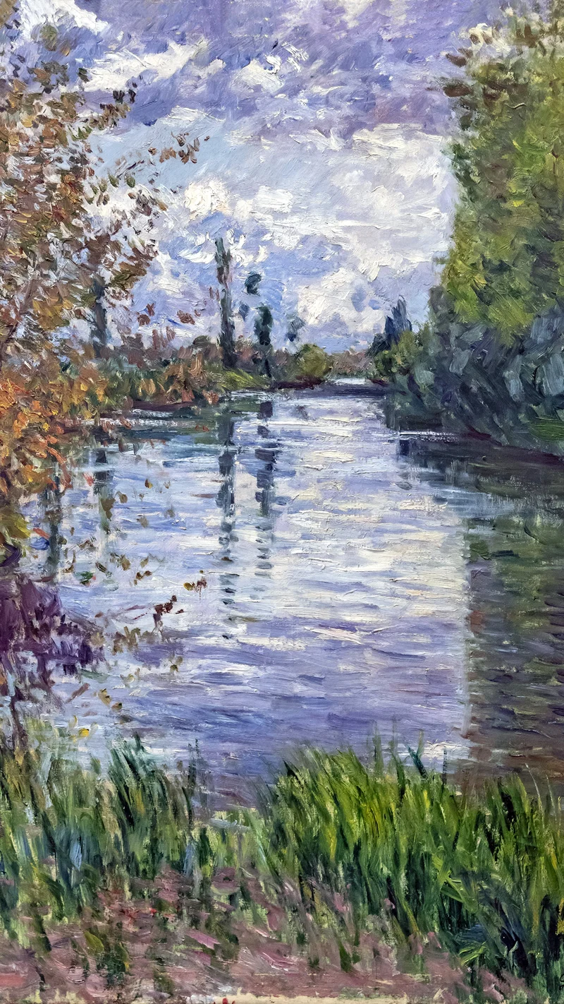 Gustave Caillebotte — Le petit bras de la Seine en automne