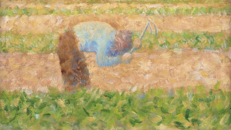 Georges Seurat — Man with a Hoe
