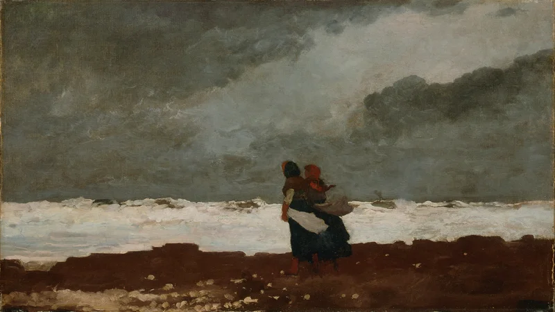 Winslow Homer — Zwei Figuren am Meer