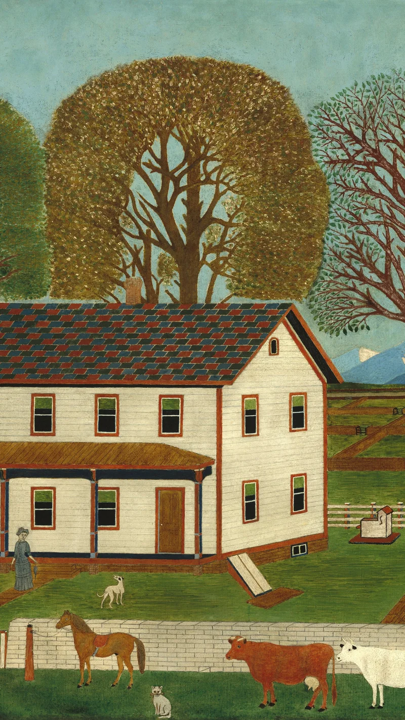 American 19th Century — Farmhouse in Mahantango Valley