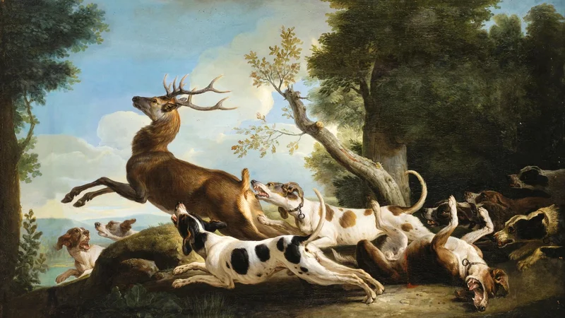 Alexandre-François Desportes — The Stag Hunt