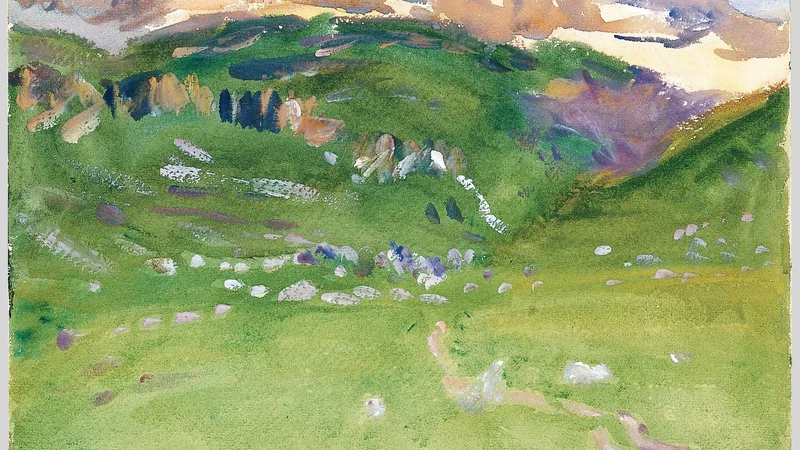 John Singer Sargent — Sellar Alp, Dolomites