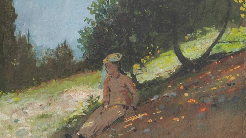 Winslow Homer — 휴식 중인 양치기 소녀