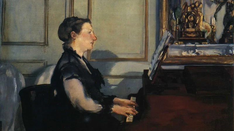 Édouard Manet — Suzanne Manet at the Piano