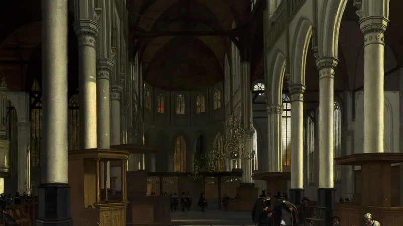 The Interior of the Oude Kerk, Amsterdam
