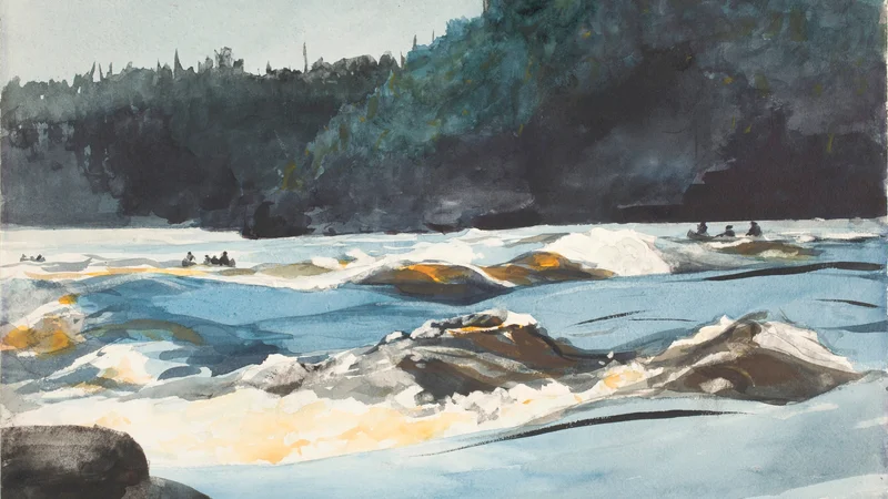 Winslow Homer — Saguenay River, Lower Rapids