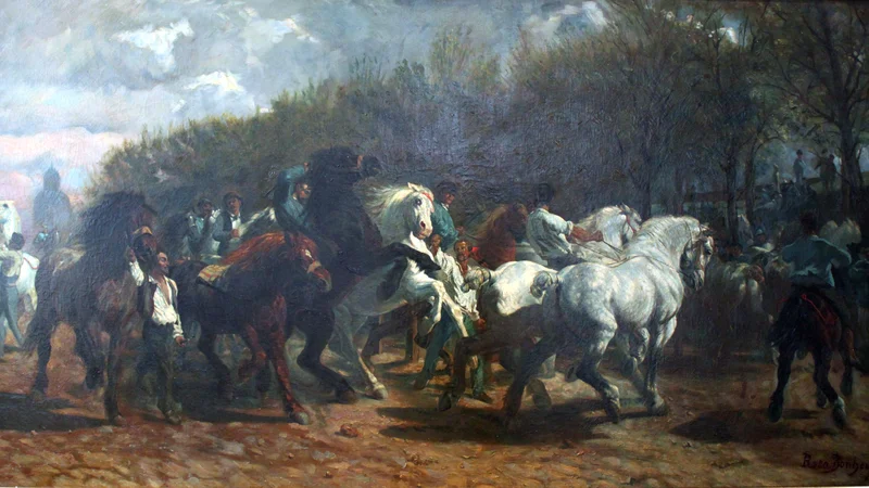 Rosa Bonheur — Horse fair