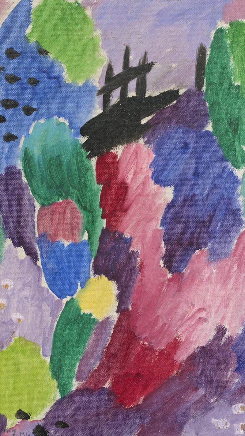 Alexej von Jawlensky — Red Path, St. Prex