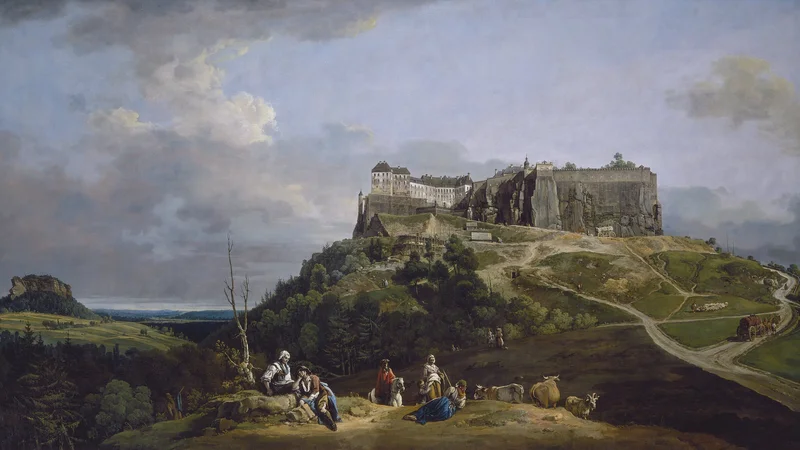 Bernardo Bellotto — The Fortress of Königstein