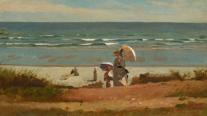Winslow Homer — On the Beach at Marshfield