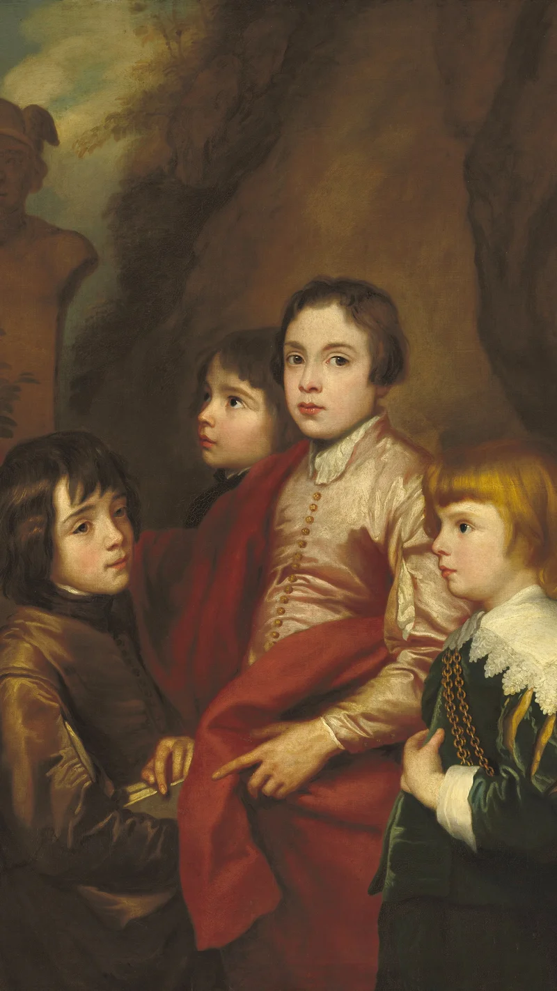 Anthony van Dyck — Group of Four Boys